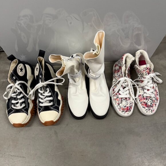 Converse Designer sneakers low and Nike high-top and Flowered Blowfish - Picture 1 of 4